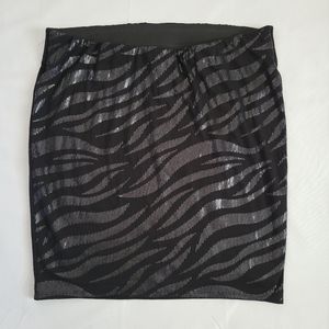 Torrid Sequin Black Mini Skirt Size 1 (14/16)